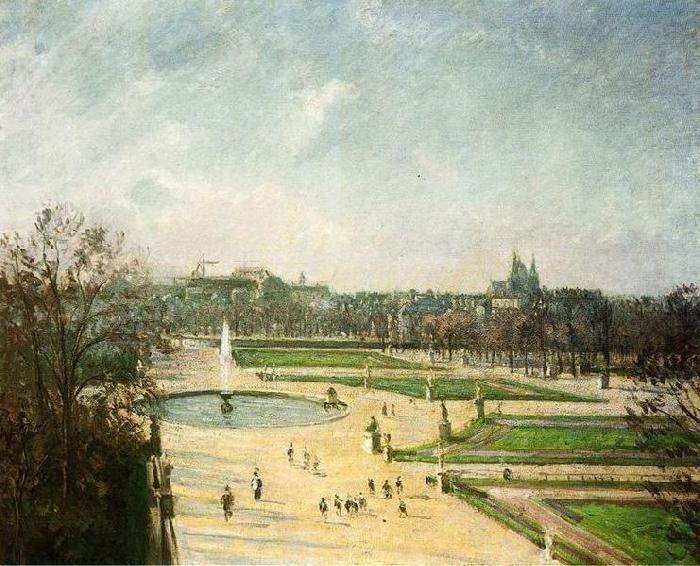 Camille Pissarro Tuileries Gardens Sweden oil painting art